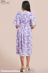 Tendenza Flutter Sleeve Maternity Dress