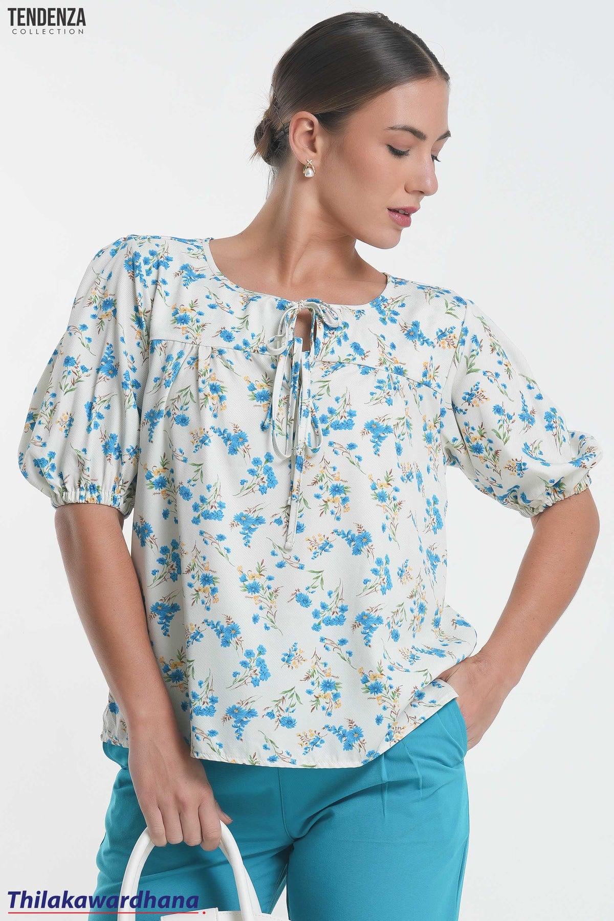 Tendenza Floral Printed Oversized Top