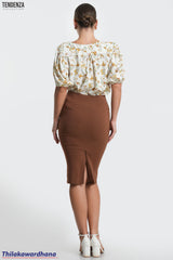 Tendenza High Waist Pencil Skirt