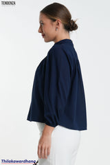 Tendenza High Neck Long Sleeve WW Top