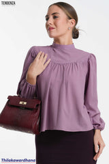 Tendenza High Neck Long Sleeve WW Top
