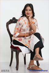 Aura Embroidered Kurtha Top