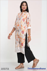 Aura Embroidered Kurtha Top