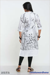 Aura Embroidered Kurtha Top