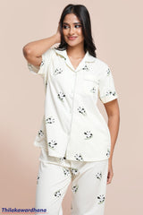 Printed 2pcs Pijama Kit