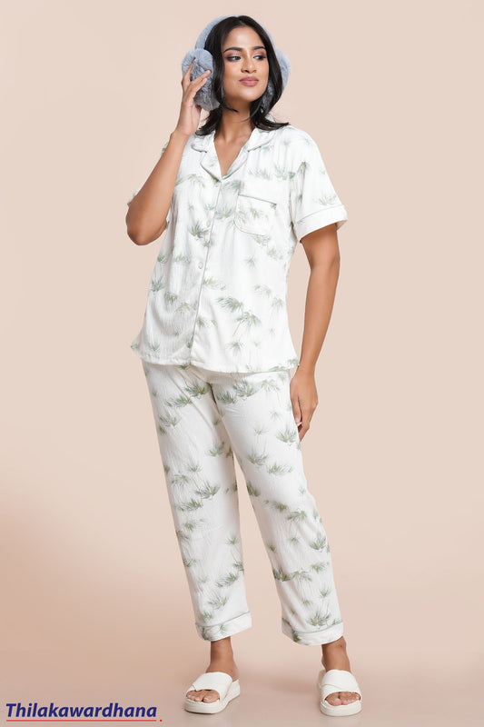 Printed 2pcs Pijama Kit