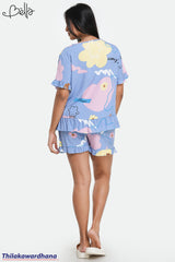 Printed 2pcs Night Wear Set