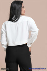 Engage Long Sleeve Crop Shirt