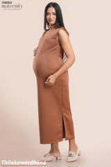 Tendenza Sleeveless T Shirt Maternity Dress