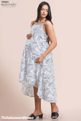 Tendenza Layered Strappy Maternity Dress