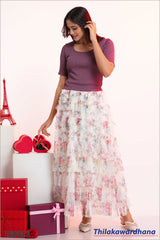 Tendenza Scoop Neckline Rib Top