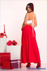 Tendenza Strap Back Tie Cami Top