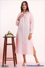 Tendenza Striped Shirt Dress