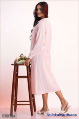 Tendenza Striped Shirt Dress