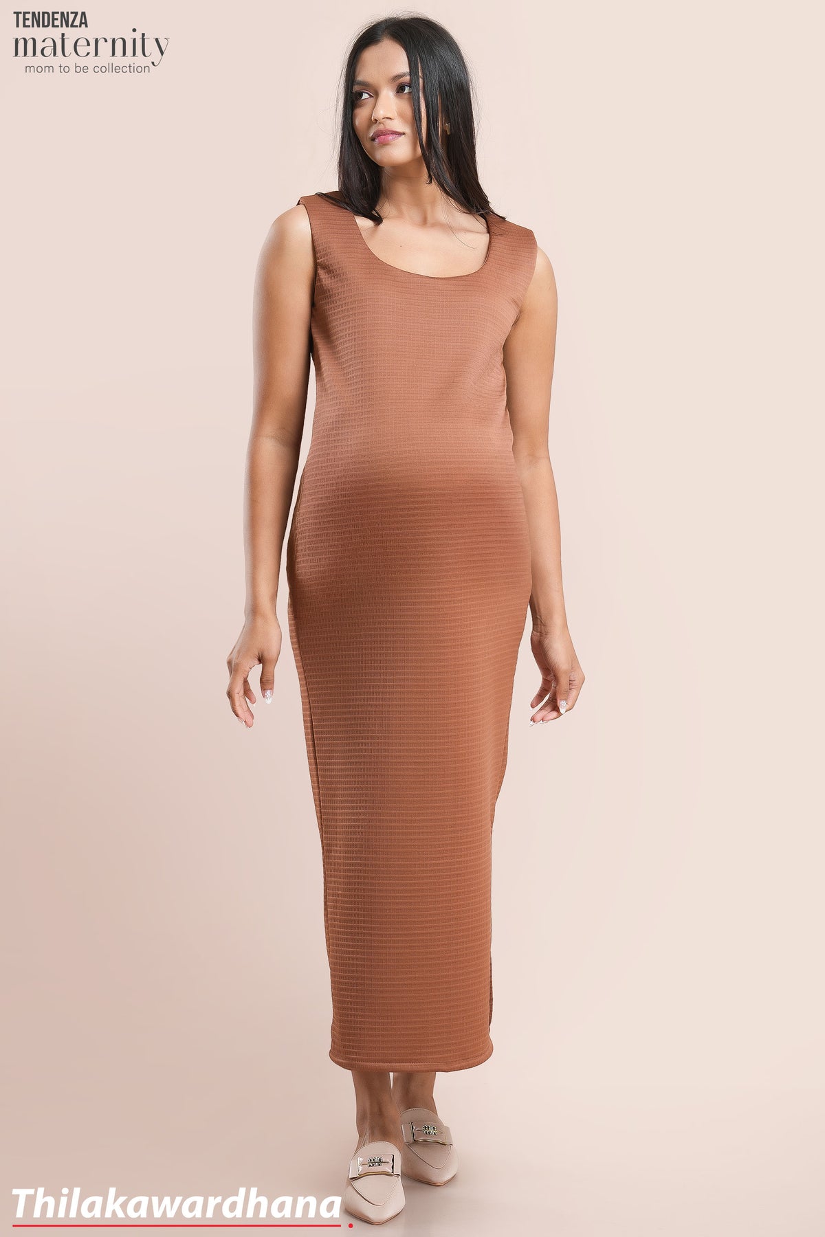 Tendenza Sleeveless T Shirt Maternity Dress