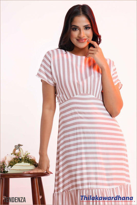 Tendenza Batwing Sleeve Maxi Dress