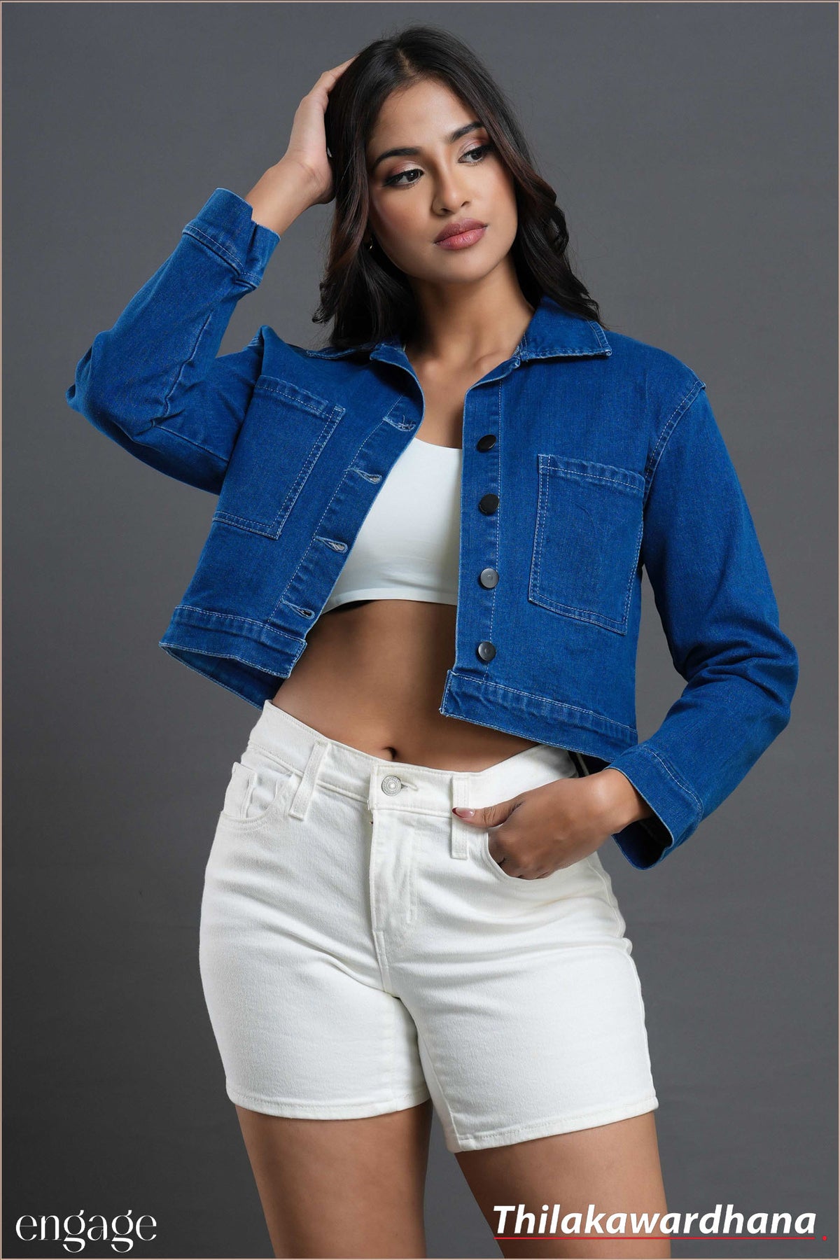 Aura Nova Dark Denim Jacket