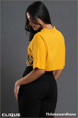 Tendenza Printed Crop Tee