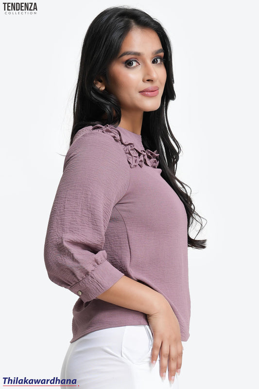 Tendenza Three Quarter Sleeve WW Top
