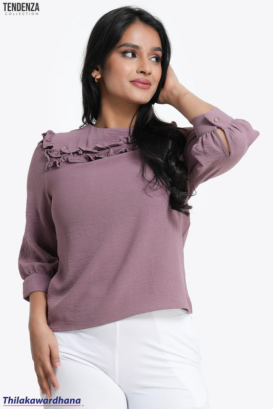 Tendenza Three Quarter Sleeve WW Top