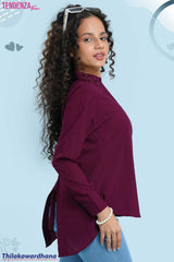 Tendenza Teen Tie Back Drop Shoulder Shirt