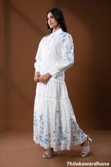 Celeste Ivory Azure Dress