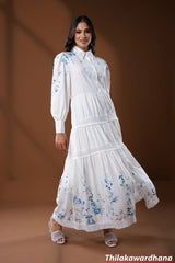 Celeste Ivory Azure Dress
