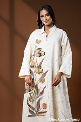 Golden Bloom Elegance Dress