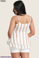 Tendenza Desert Stripe Cami Top