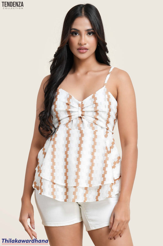 Tendenza Desert Stripe Cami Top
