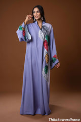 Autumn Leaf Elegance Maxi Dress