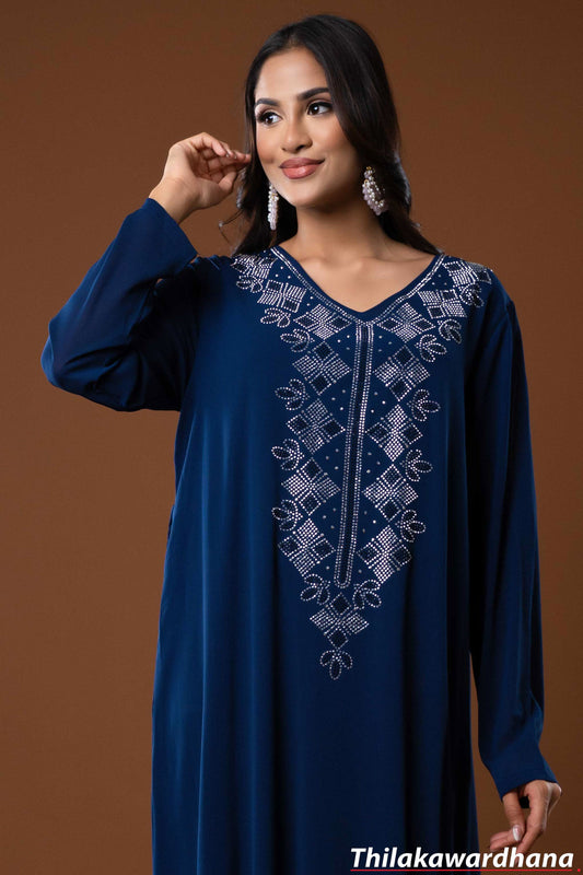 Sapphire Charm Maxi Dress
