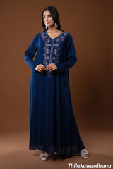 Sapphire Charm Maxi Dress