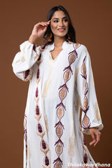 Empress Pattern Kaftan Maxi Dress