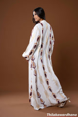 Empress Pattern Kaftan Maxi Dress