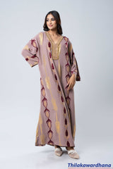 Empress Pattern Kaftan Maxi Dress