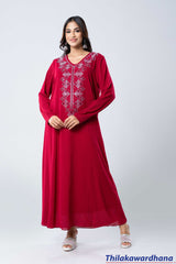 Boho Oasis Maxi Kaftan Dress