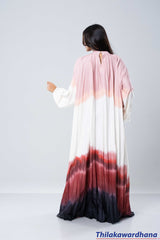 Aurora Flow Pleated Maxi Dress