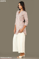 Aura Printed Kurtha Top