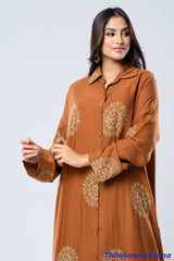 Golden Majesty Elegance Dress