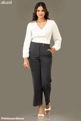 Akasi Button Detailed WW Pant