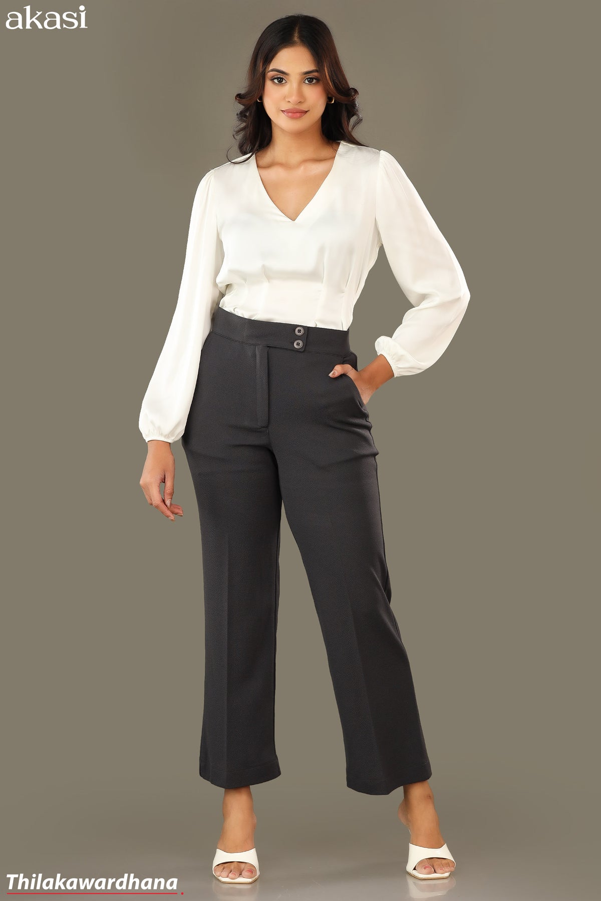 Akasi Button Detailed WW Pant