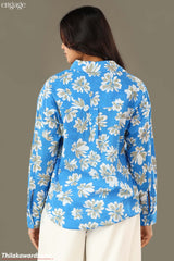 Engage Pleated Long Sleeve Top