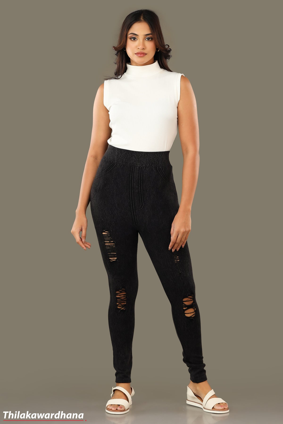 High Waist Legging Jean - Free Size