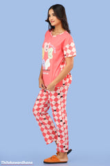 Printed 2pcs Pijama Kit