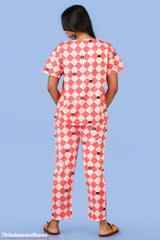 Printed 2pcs Pijama Kit