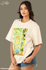 Bella Oversized Printed T Shirt
