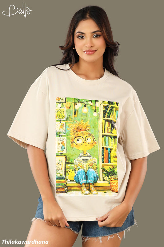 Bella Oversized Printed T Shirt