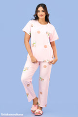 Printed 2pcs Pijama Kit