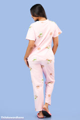 Printed 2pcs Pijama Kit